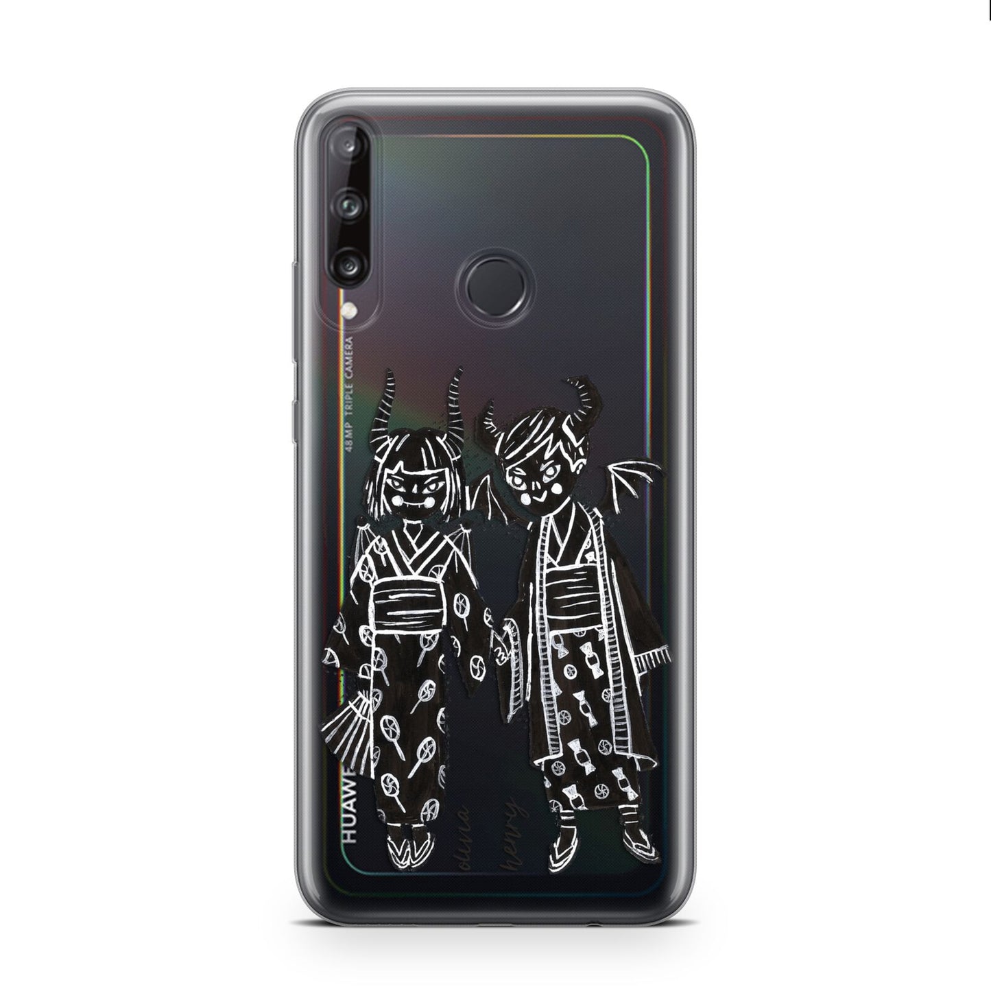 Kimono Devils Huawei P40 Lite E Phone Case