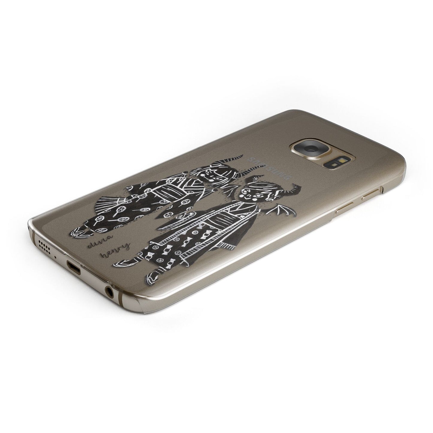 Kimono Devils Samsung Galaxy Case Bottom Cutout