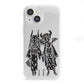 Kimono Devils iPhone 13 Mini Clear Bumper Case