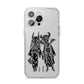 Kimono Devils iPhone 14 Pro Max Clear Tough Case Silver