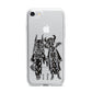 Kimono Devils iPhone 7 Bumper Case on Silver iPhone