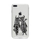 Kimono Devils iPhone 8 Plus Bumper Case on Silver iPhone