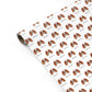 King Charles Spaniel Icon with Name Personalised Gift Wrap
