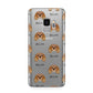 King Charles Spaniel Icon with Name Samsung Galaxy S9 Case