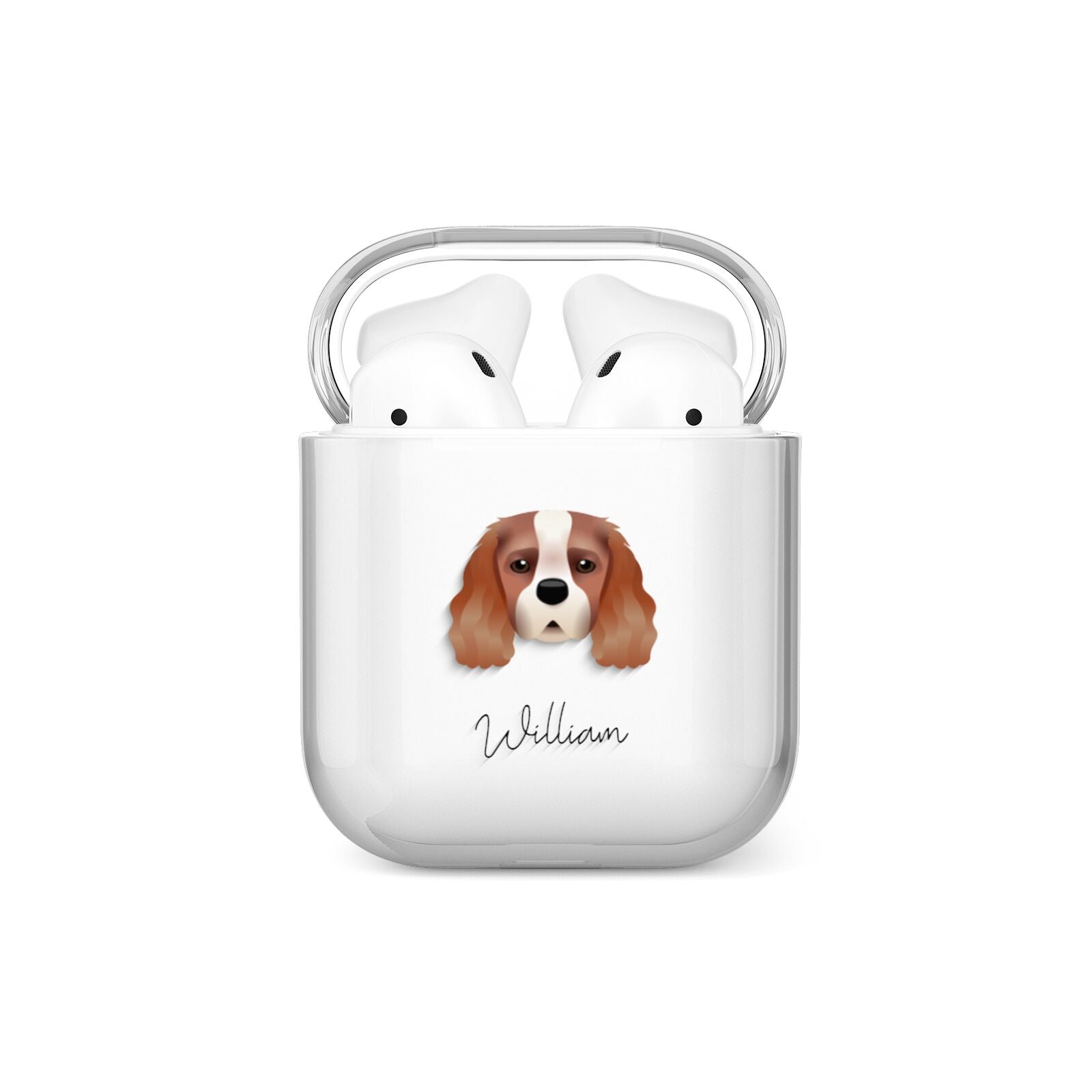 King Charles Spaniel Personalised AirPods Case