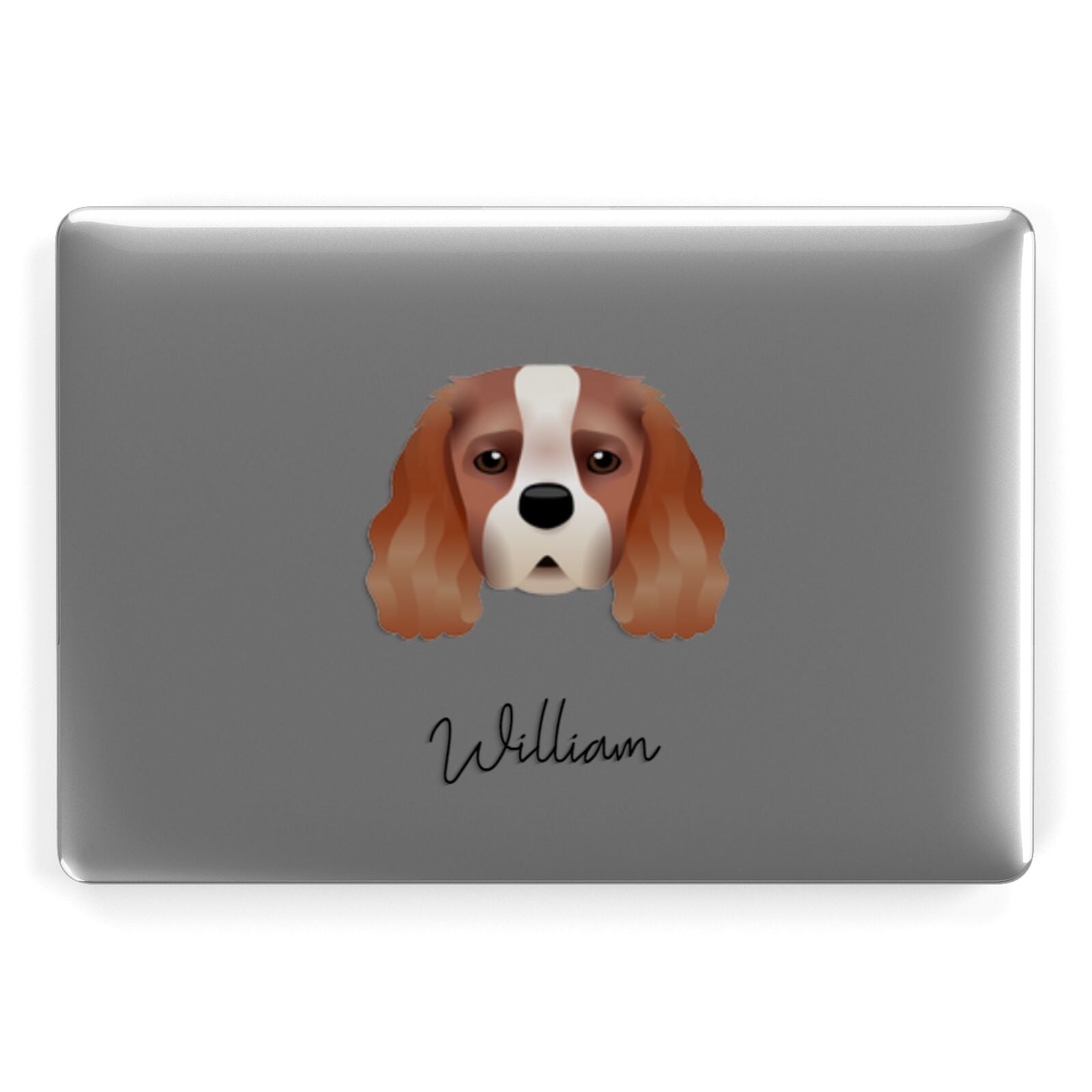 King Charles Spaniel Personalised Apple MacBook Case