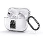 King of Pentacles Monochrome AirPods Glitter Case 3rd Gen Side Image