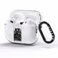 King of Pentacles Monochrome AirPods Pro Clear Case Side Image