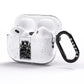 King of Pentacles Monochrome AirPods Pro Glitter Case Side Image