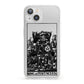 King of Pentacles Monochrome iPhone 13 Clear Bumper Case