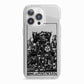 King of Pentacles Monochrome iPhone 13 Pro TPU Impact Case with White Edges