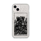 King of Pentacles Monochrome iPhone 14 Plus Glitter Tough Case Starlight