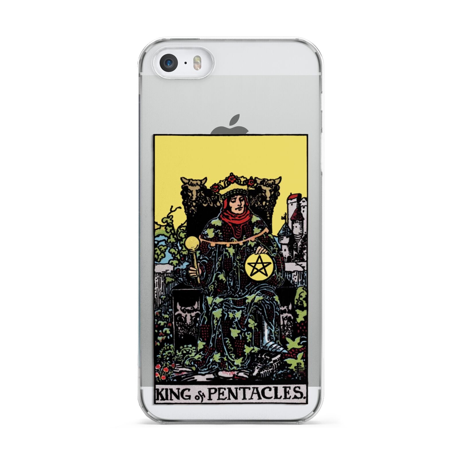 King of Pentacles Tarot Card Apple iPhone 5 Case