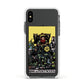 King of Pentacles Tarot Card Apple iPhone Xs Impact Case White Edge on Black Phone