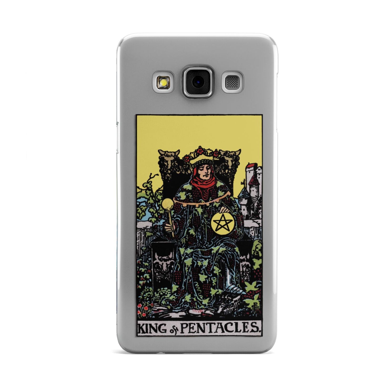 King of Pentacles Tarot Card Samsung Galaxy A3 Case