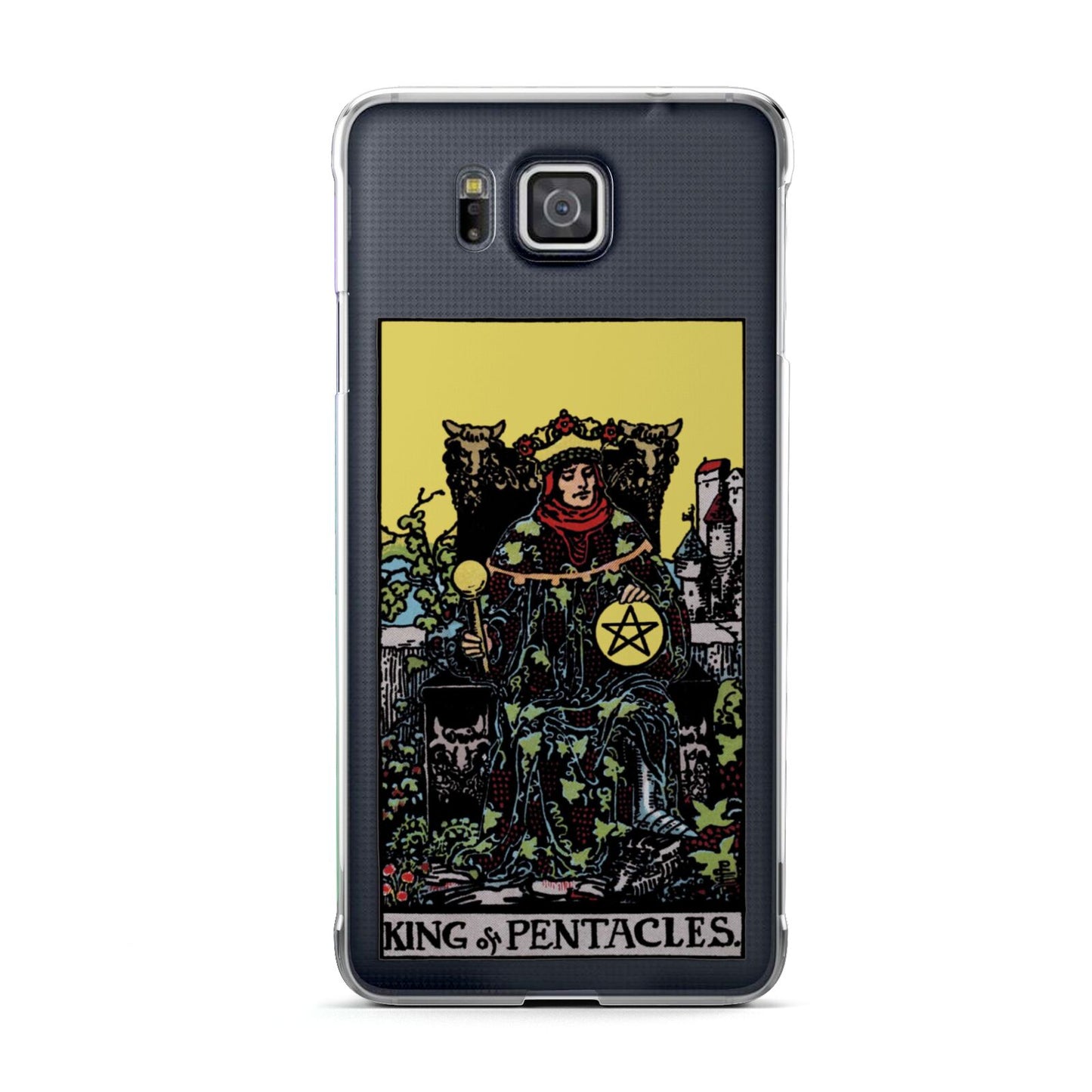 King of Pentacles Tarot Card Samsung Galaxy Alpha Case