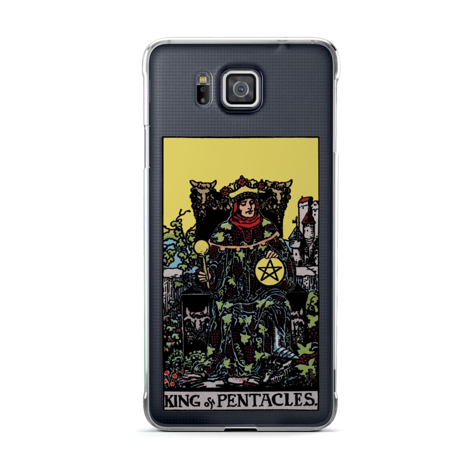 King of Pentacles Tarot Card Samsung Galaxy Alpha Case