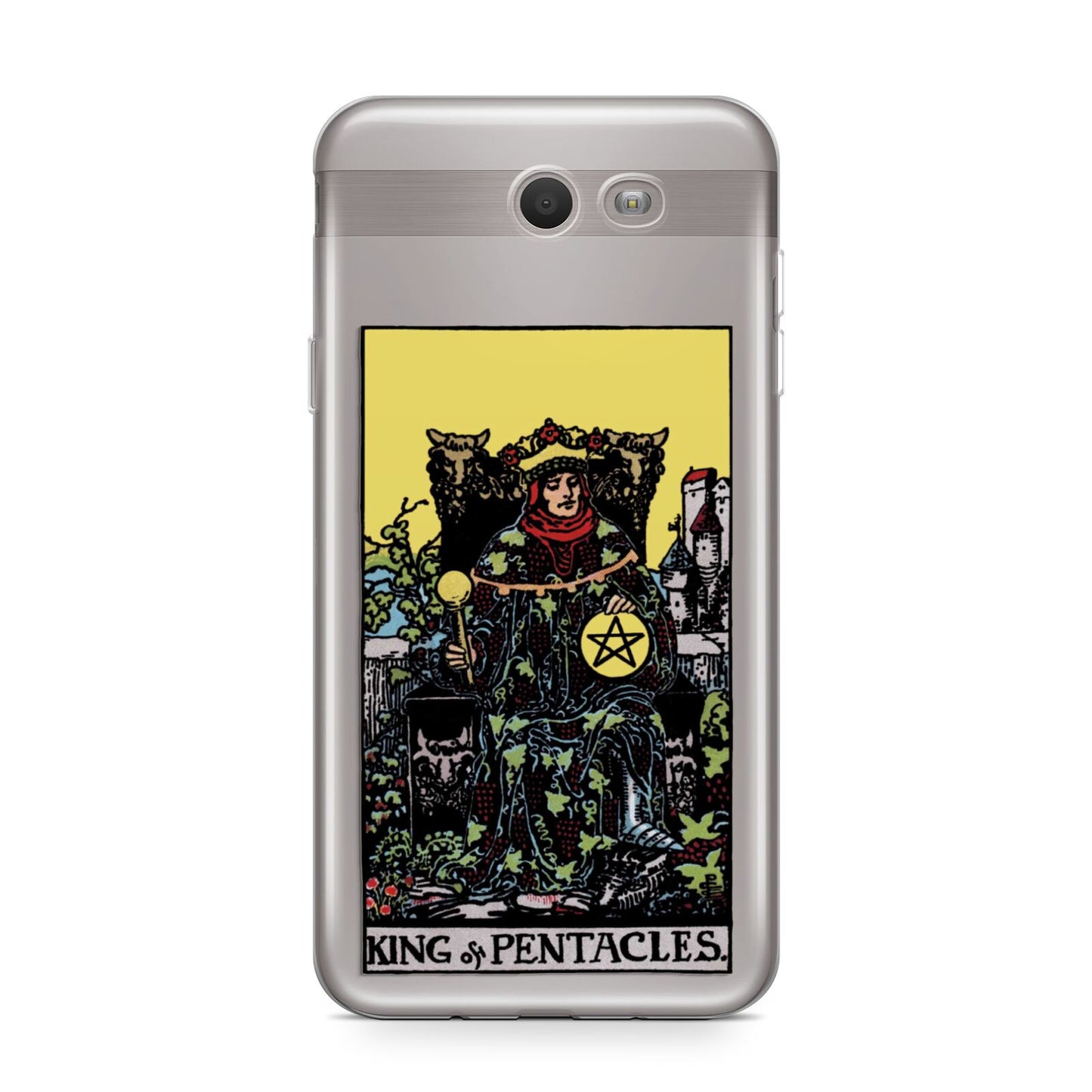King of Pentacles Tarot Card Samsung Galaxy J7 2017 Case