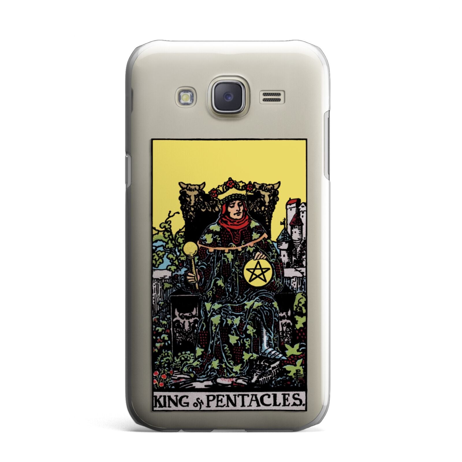 King of Pentacles Tarot Card Samsung Galaxy J7 Case