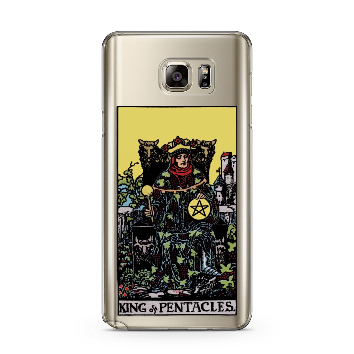 King of Pentacles Tarot Card Samsung Galaxy Note 5 Case
