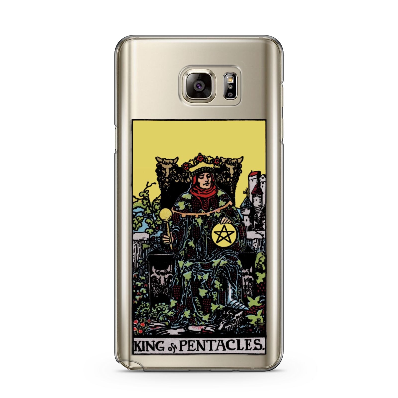 King of Pentacles Tarot Card Samsung Galaxy Note 5 Case