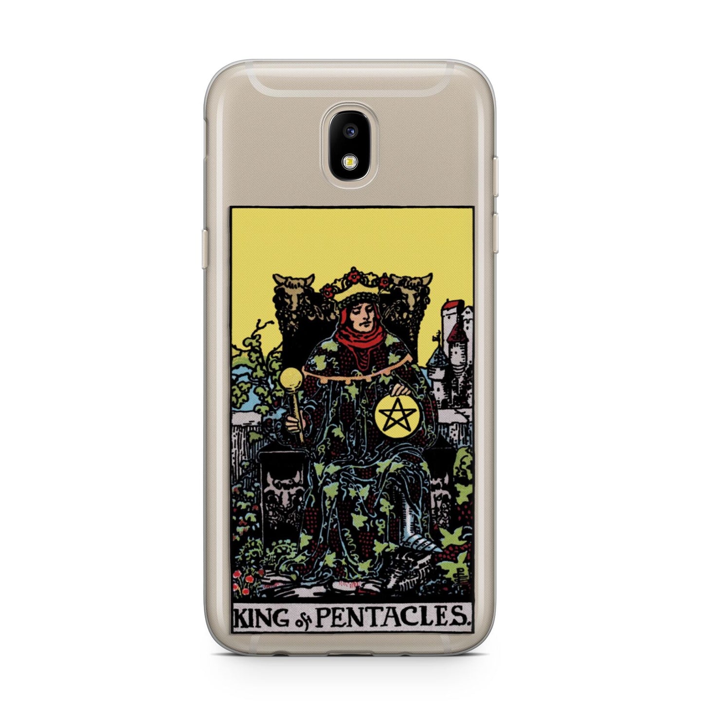 King of Pentacles Tarot Card Samsung J5 2017 Case