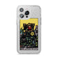 King of Pentacles Tarot Card iPhone 14 Pro Max Glitter Tough Case Silver