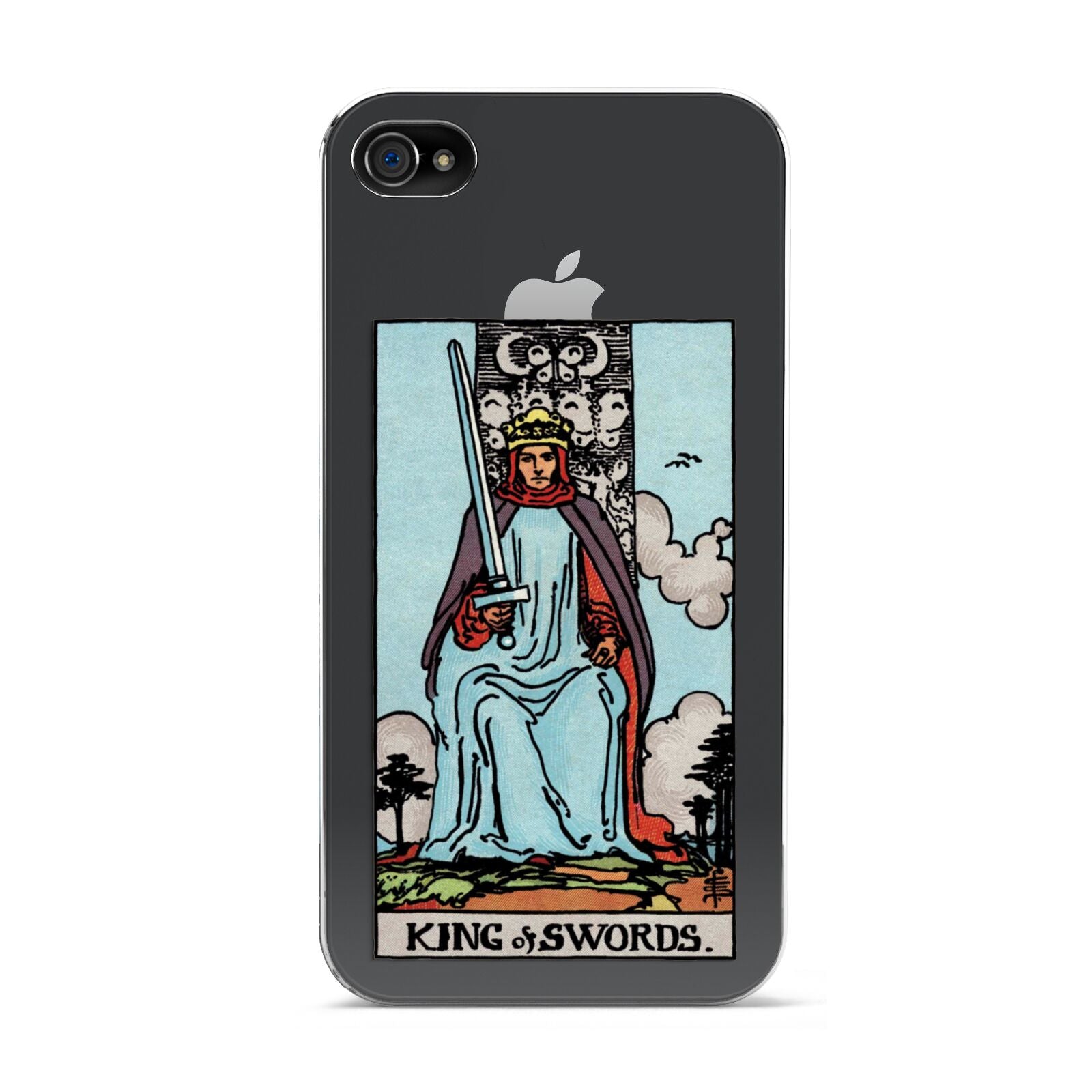 King of Swords Tarot Card Apple iPhone 4s Case
