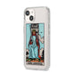 King of Swords Tarot Card iPhone 14 Clear Tough Case Starlight Angled Image
