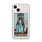 King of Swords Tarot Card iPhone 14 Clear Tough Case Starlight