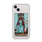 King of Swords Tarot Card iPhone 14 Plus Clear Tough Case Starlight