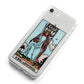 King of Swords Tarot Card iPhone 8 Bumper Case on Silver iPhone Alternative Image
