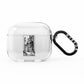 King of Wands Monochrome AirPods Clear Case 3rd Gen