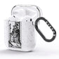King of Wands Monochrome AirPods Glitter Case Side Image