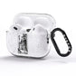 King of Wands Monochrome AirPods Pro Glitter Case Side Image