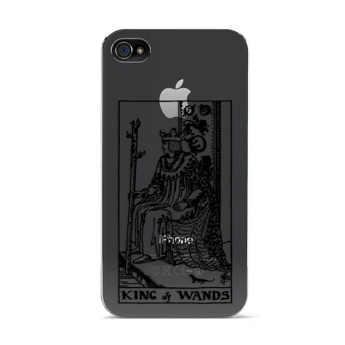 King of Wands Monochrome Apple iPhone 4s Case