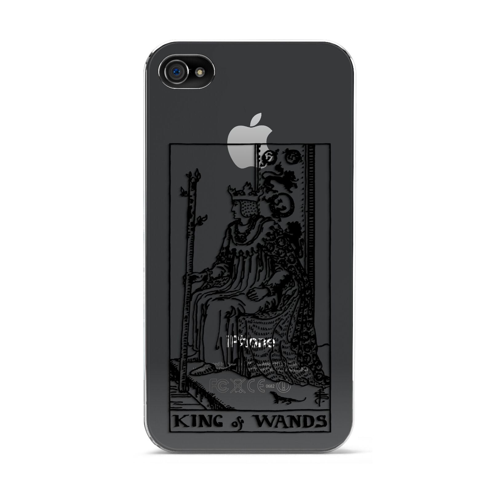 King of Wands Monochrome Apple iPhone 4s Case