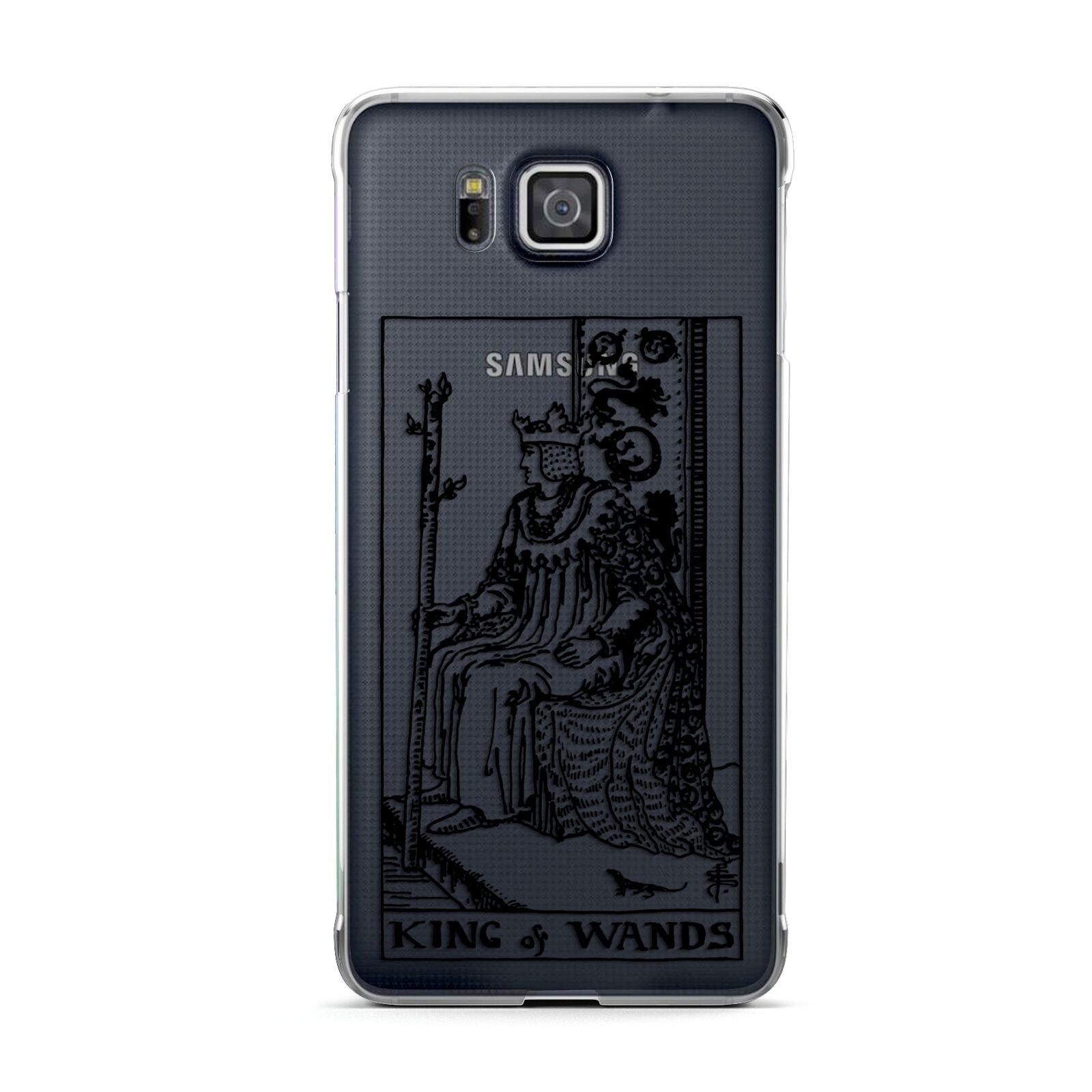 King of Wands Monochrome Samsung Galaxy Alpha Case
