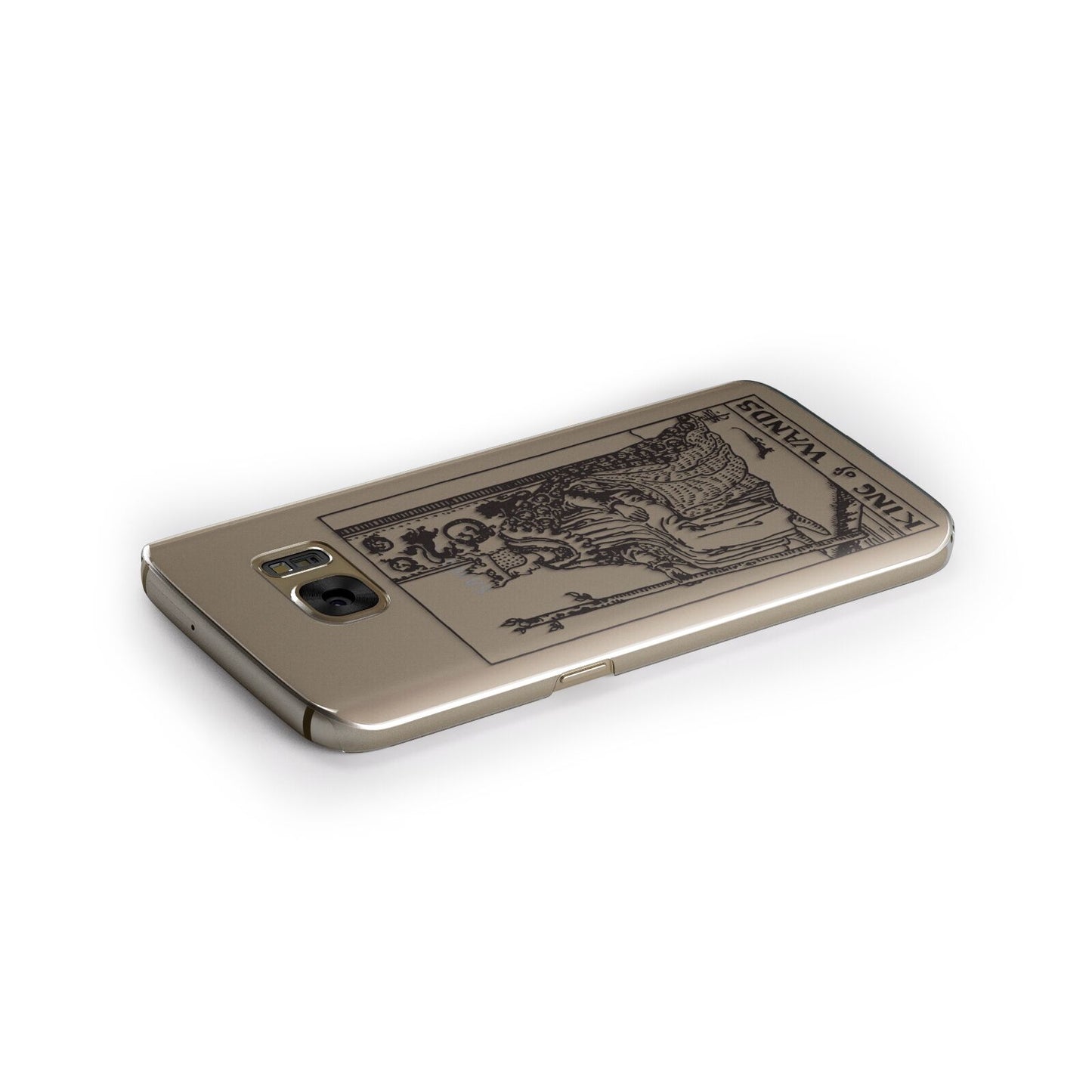 King of Wands Monochrome Samsung Galaxy Case Side Close Up