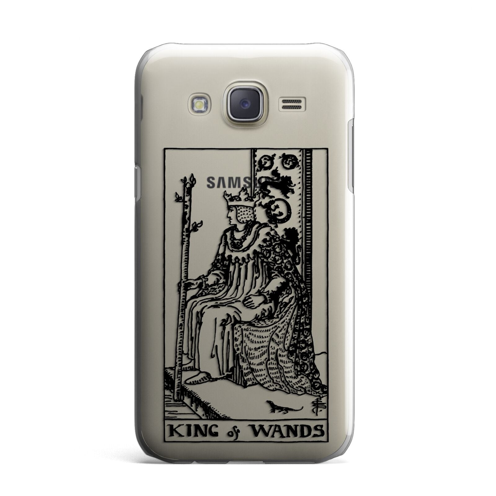 King of Wands Monochrome Samsung Galaxy J7 Case