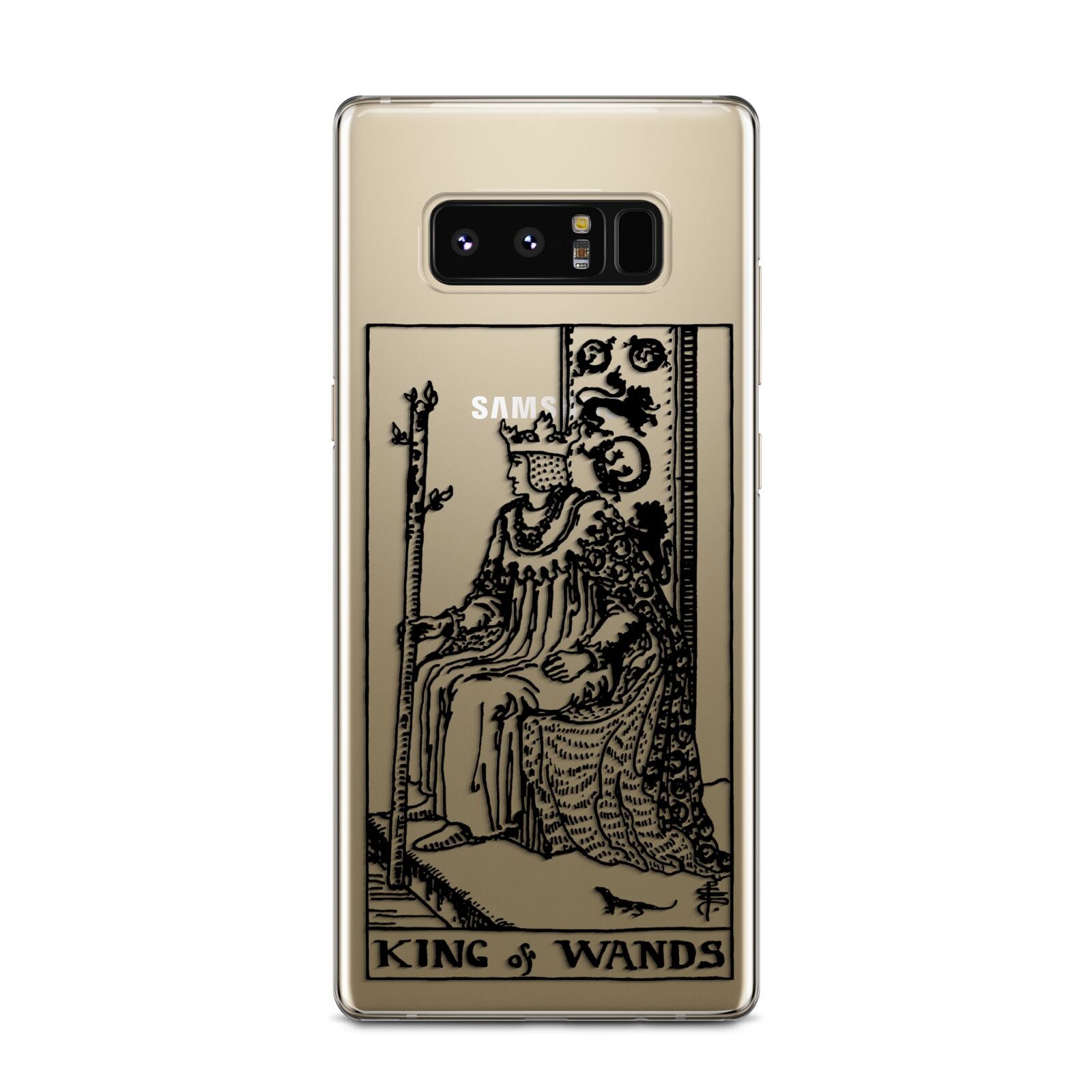 King of Wands Monochrome Samsung Galaxy Note 8 Case