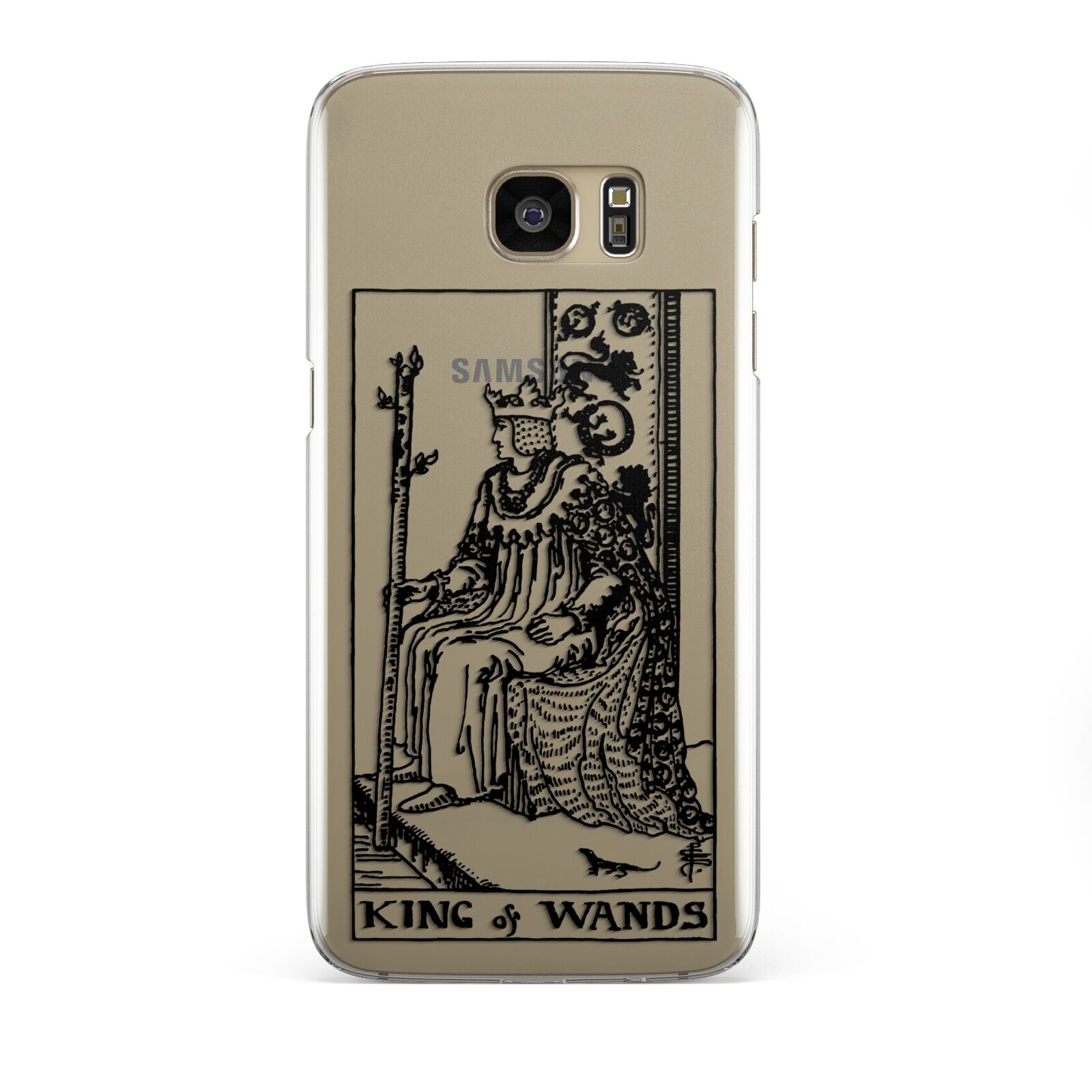 King of Wands Monochrome Samsung Galaxy S7 Edge Case