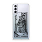 King of Wands Monochrome Samsung S21 Plus Phone Case