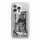 King of Wands Monochrome iPhone 13 Pro TPU Impact Case with White Edges