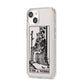 King of Wands Monochrome iPhone 14 Clear Tough Case Starlight Angled Image