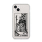 King of Wands Monochrome iPhone 14 Plus Clear Tough Case Starlight