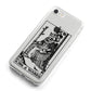 King of Wands Monochrome iPhone 8 Bumper Case on Silver iPhone Alternative Image