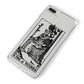 King of Wands Monochrome iPhone 8 Plus Bumper Case on Silver iPhone Alternative Image