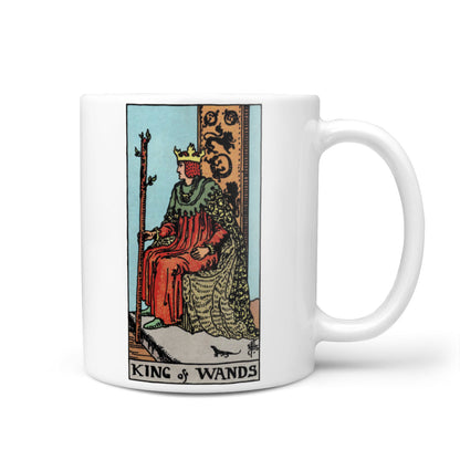 King of Wands Tarot Card 10oz Mug