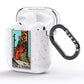 King of Wands Tarot Card AirPods Glitter Case Side Image